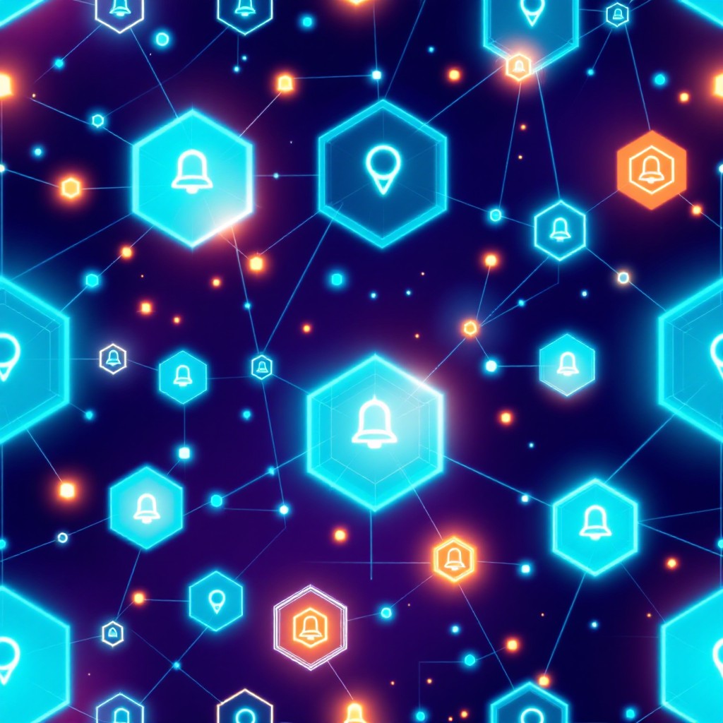 Free Connected Digital Network Image - Network, Digital, Hexagon ...