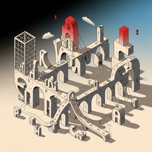 Typography Design Structures Free Typography Meets Architecture Image - Typography, Isometric ...
