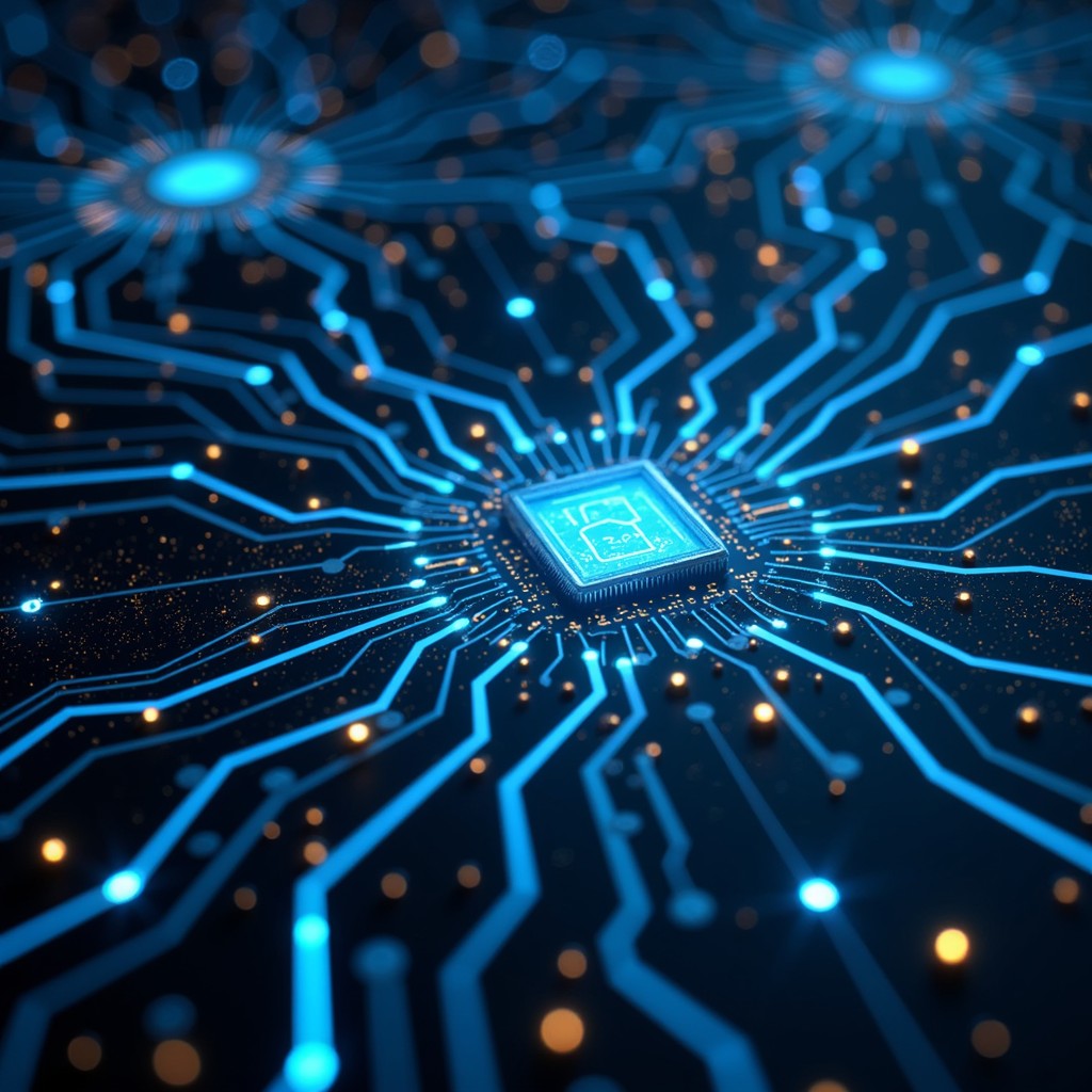 Free Glowing Tech Core Photo - Circuit, Processor, Technology ...