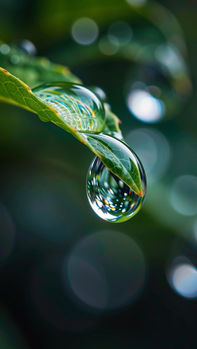 Free Nature's Perfect Jewel Photo - Raindrop, Leaf, Water | Download at ...