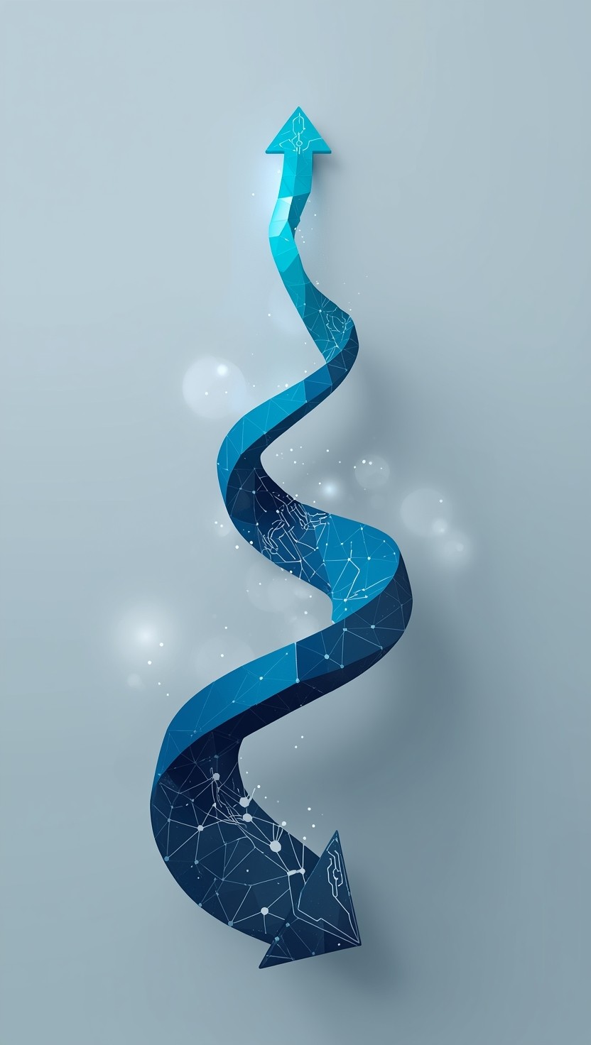 Free Ascending Digital Helix Image - Spiral, Helix, Blue | Download at ...