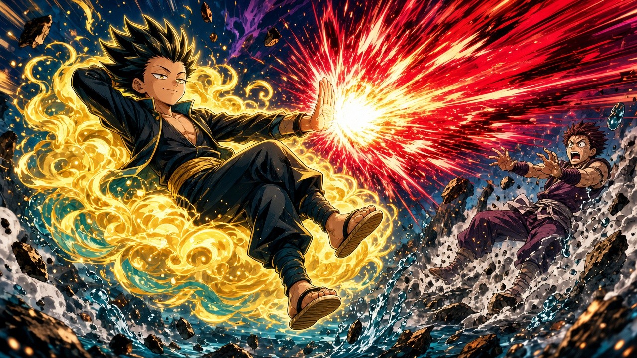 Download Relaxed Anime Hero Image - Anime, Illustration, Shonen | StockCake