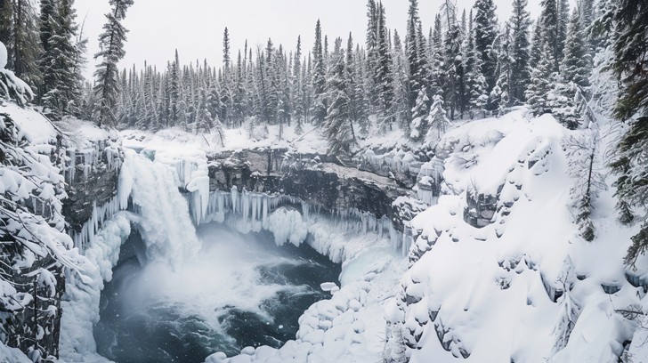Free Frozen Winter Waterfall Image - Winter, Waterfall, Snow | Download ...