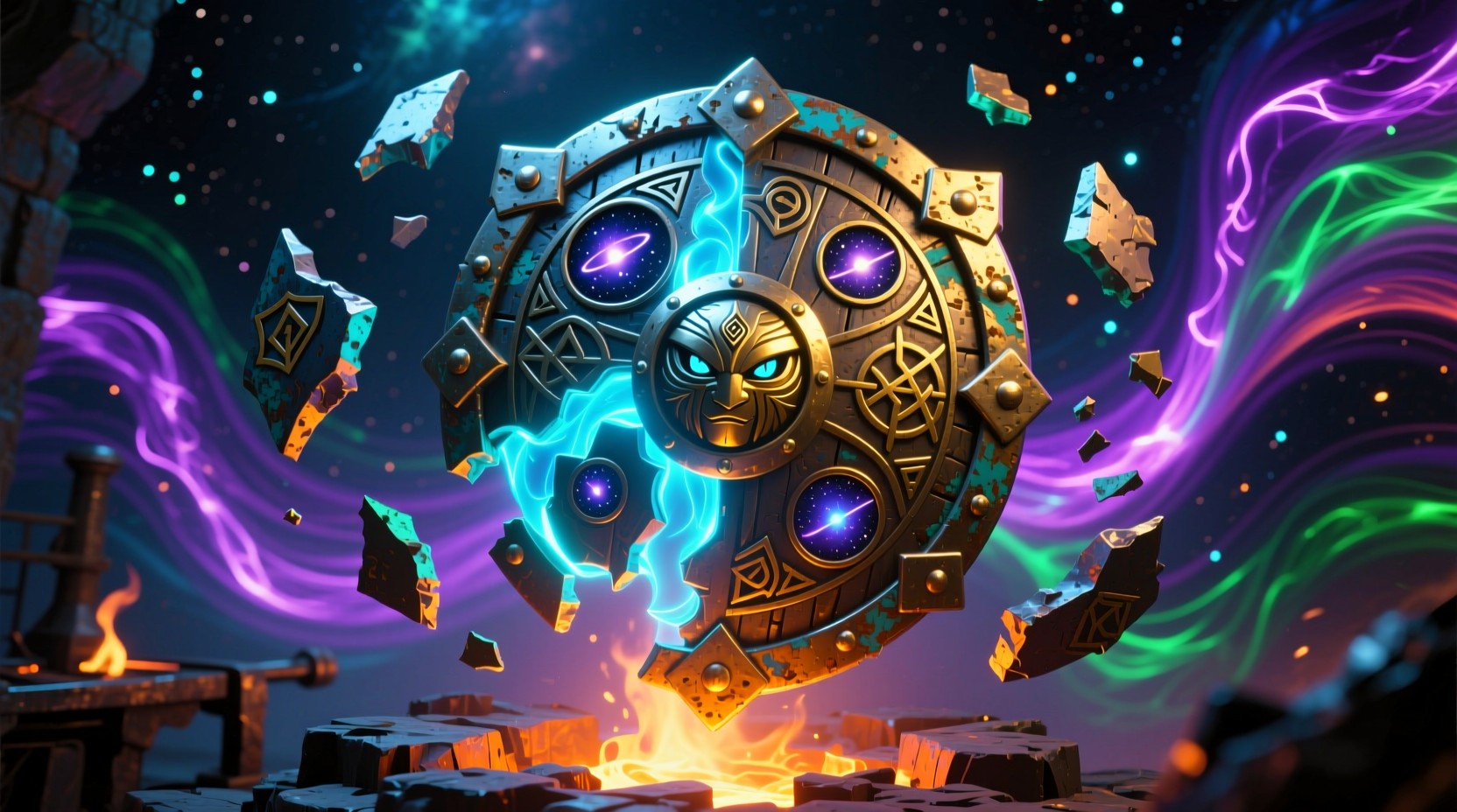 Free Mystical Arcane Aegis Image - Shield, Cosmic, Magical | Download ...