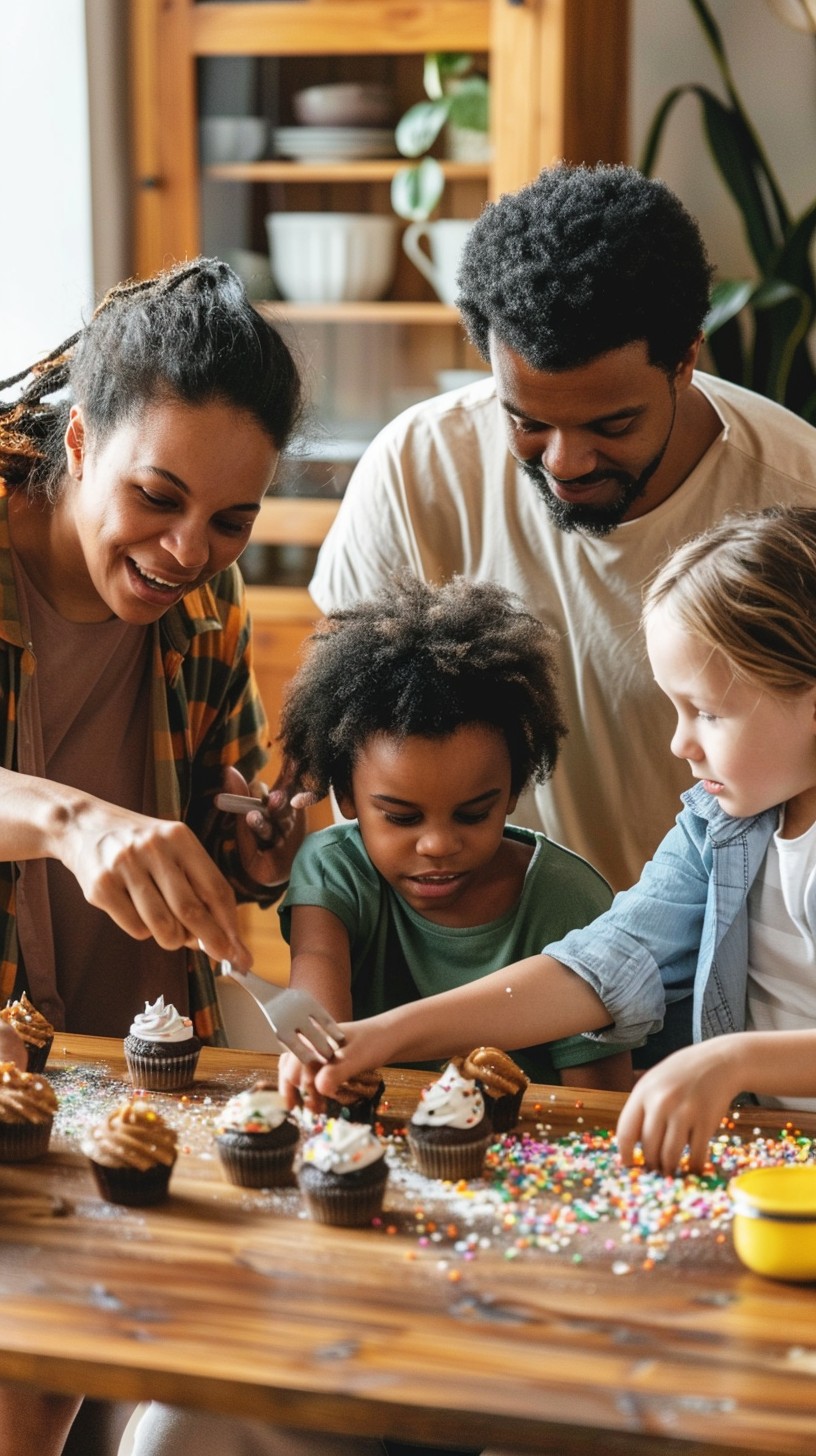 Free Family Baking Together Image - Family, Baking, Cupcakes | Download ...