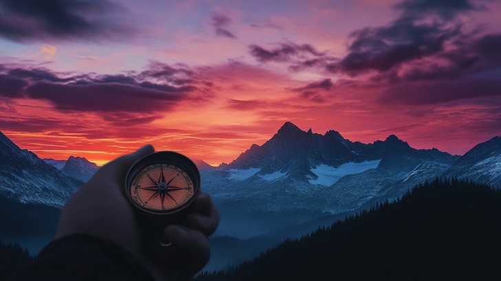 Free Sunset Navigation View Image - Sunset, Compass, Beach | Download ...