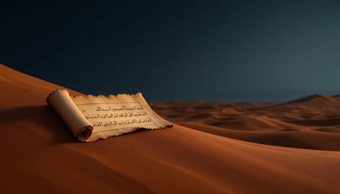 Free Ancient Desert Scroll Image - Scroll, Ancient, Mountains ...