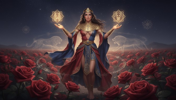 Free Goddess Among Roses Image - Goddess, Ishtar, Babylonian | Download ...
