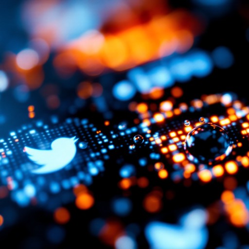 Free Digital Twitter Glow Image | Download at StockCake