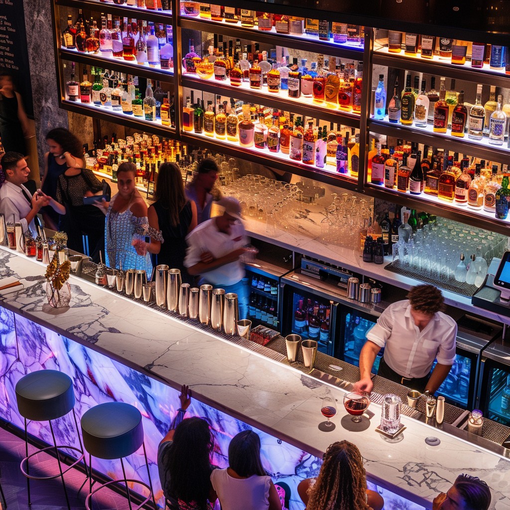 Track Bar Scene Free Vibrant Bar Scene Image - Bar, Nightlife, Drinks | Download at ...