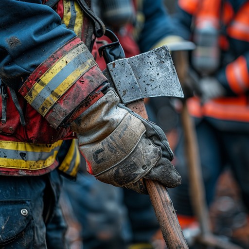 Free Brave Firefighter's Gear Image - Firefighter, Gear, Glove ...