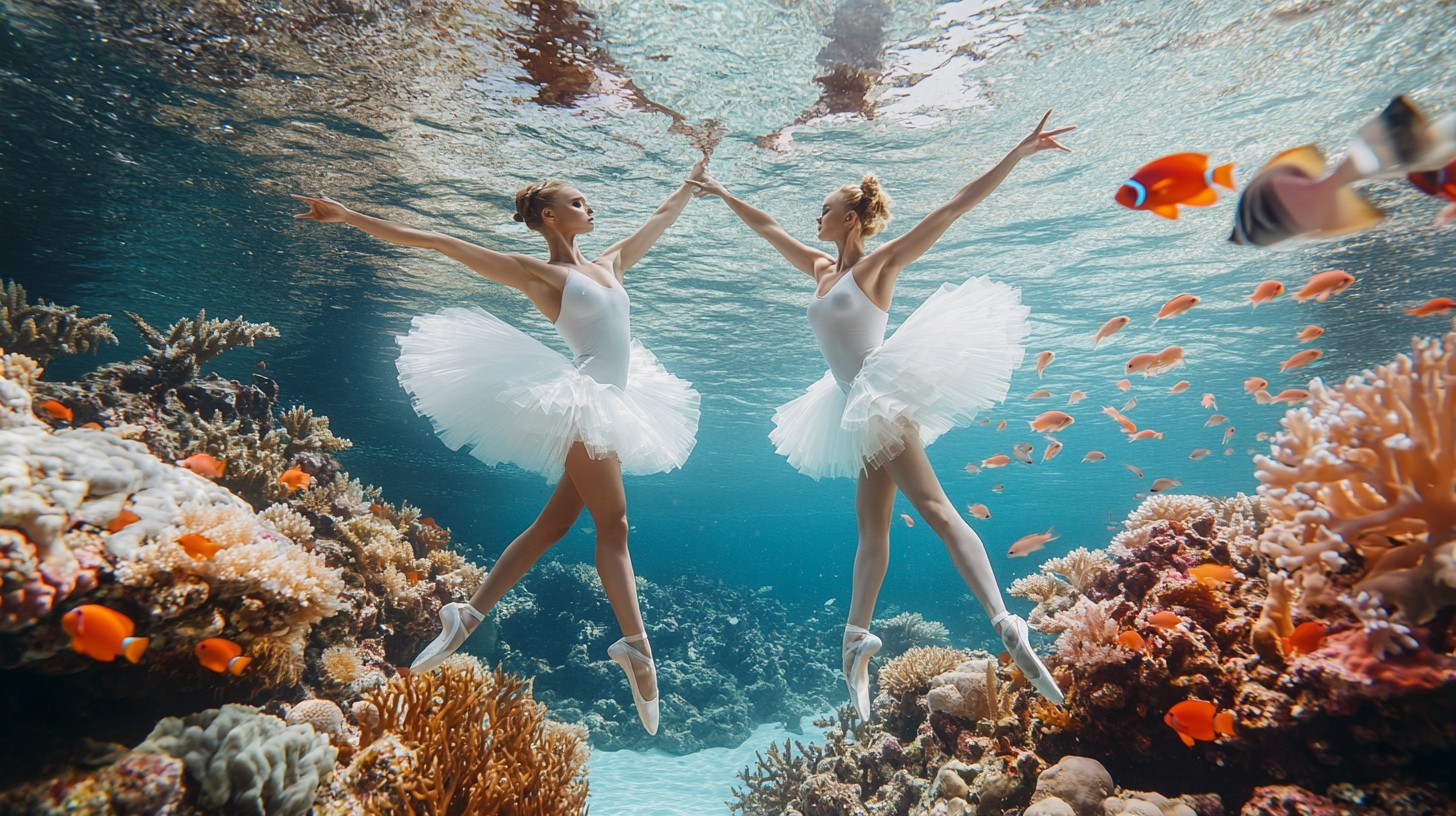 Free Underwater ballet performance Image - Underwater, Ballet, Dancers ...