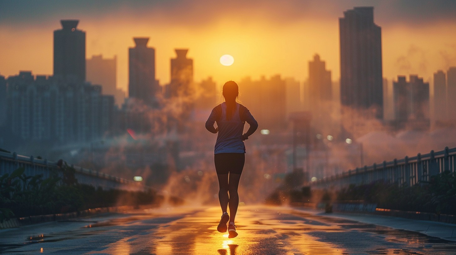 Sun Rise Run Free Sunrise Urban Run Image - Sunrise, Running, City | Download at ...