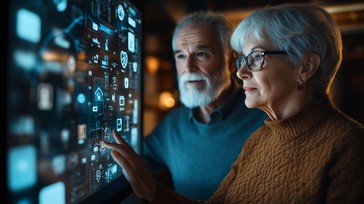 Free Seniors using technology Image - Technology, Seniors, Digital ...