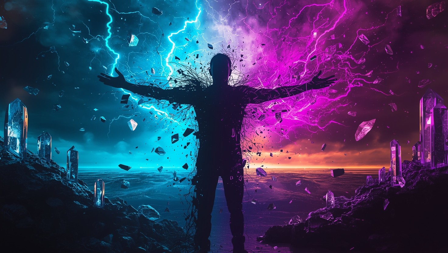 Free Transformation Through Energy Photo - Transformation, Silhouette ...