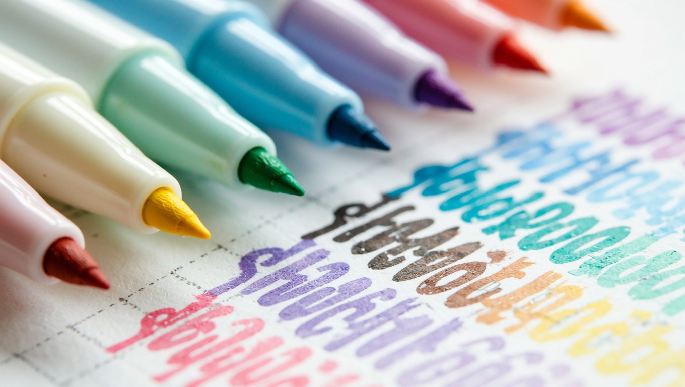 Paper With Ink Free Ink Meets Paper Photo - Markers, Ink, Paper | Download at StockCake