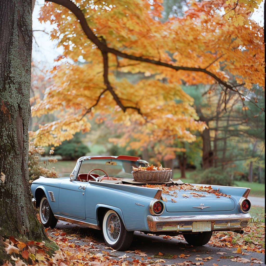 Free Autumn Classic Ride Image - Vintage, Autumn, Car | Download at ...