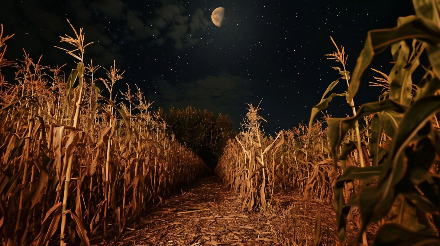 Free Moonlit Cornfield Path Image - Moonlit, Cornfield, Path | Download ...