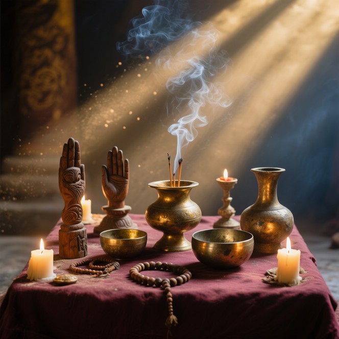 Free Sacred altar arrangement Image | Download at StockCake