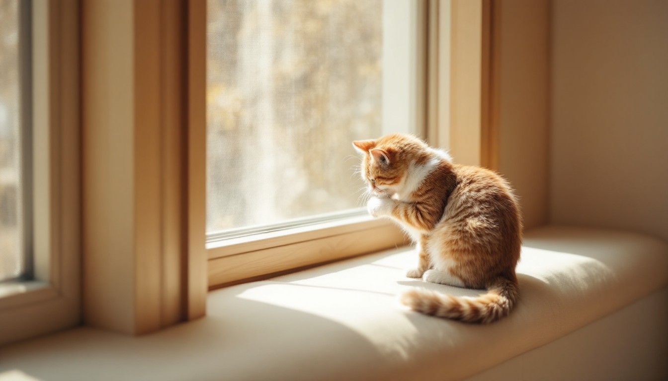 Free Sunlit Window Cat Image - Cat, Window, Sunlight | Download at ...