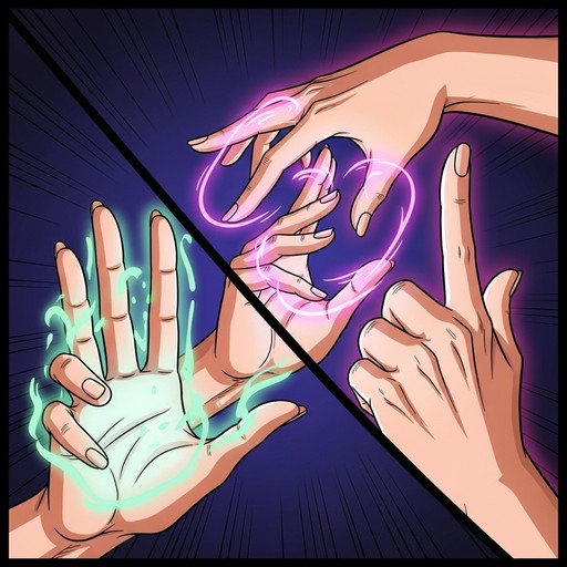 Free Mystical Energy Touch Image - Anime, Hand, Magical | Download at ...