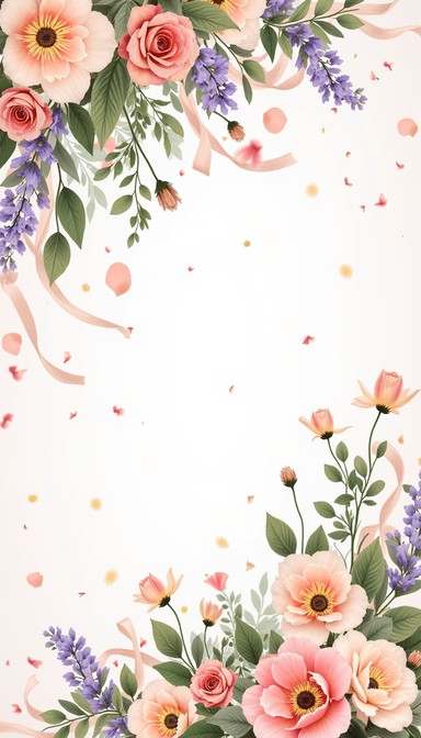 Bloom Border Free Blooming floral border Image - Floral, Botanical, Roses | Download ...