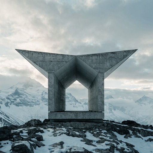 Cimitrical Ridge Building Free Concrete Mountain Solitude Image - Architecture, Concrete ...