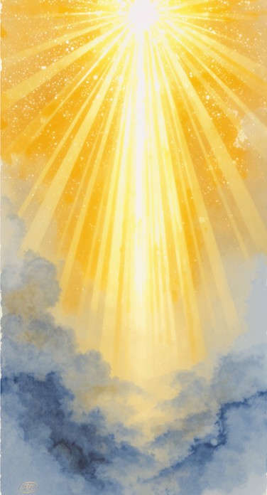 Free Celestial Light Crossing Image - Watercolor, Abstract, Light ...