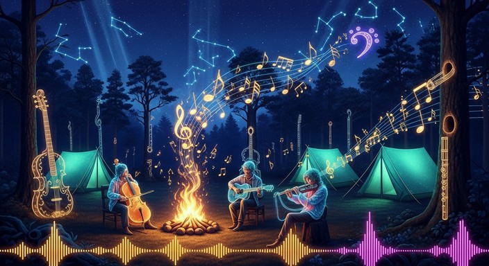 Free Magical Music Camp Image | Download at StockCake