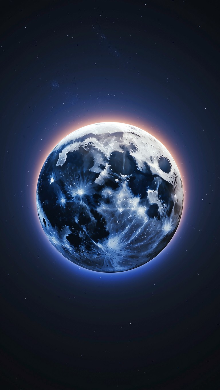 Free Floating Moon Magic Image - Moon, Space, Blue | Download at StockCake