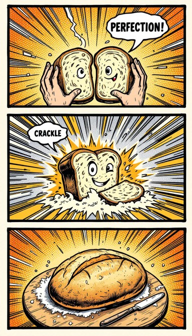 Free Sourdough Comic Adventure Image - Bread, Sourdough, Comic ...