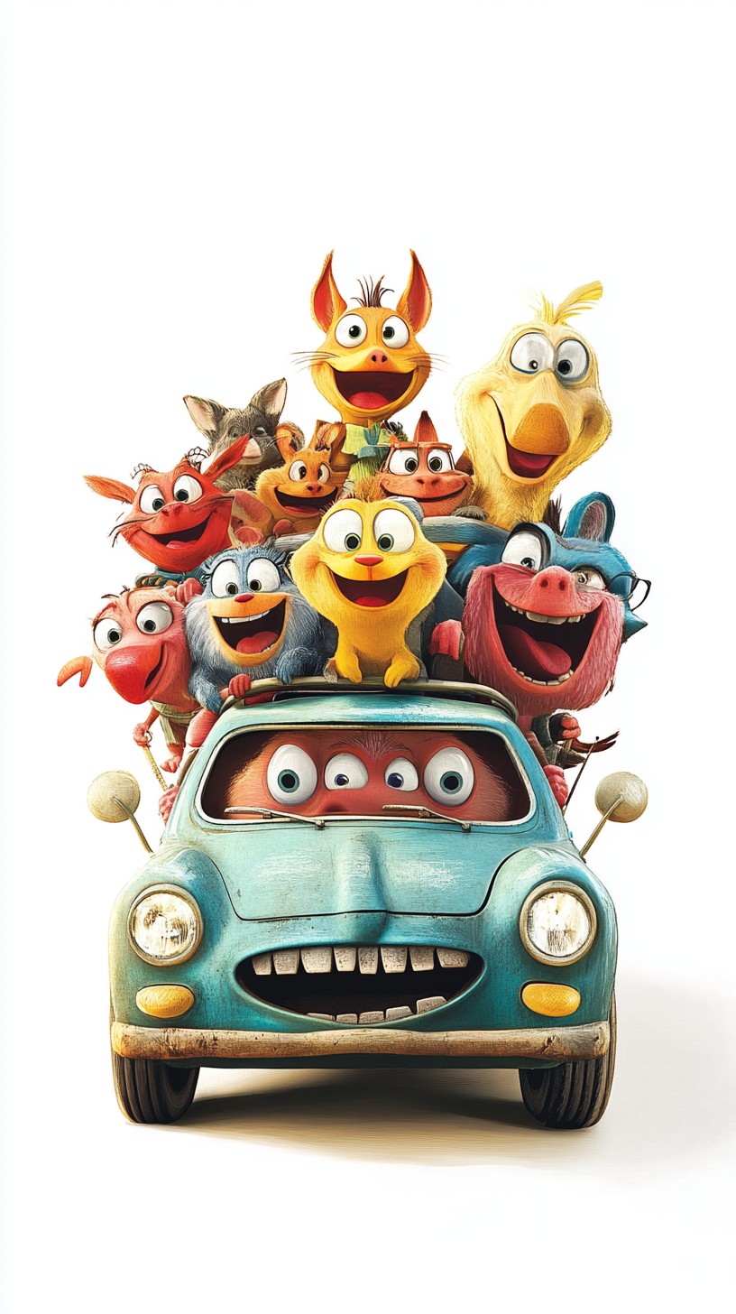Free Car Full Characters Image - Animated, Characters, Car | Download ...
