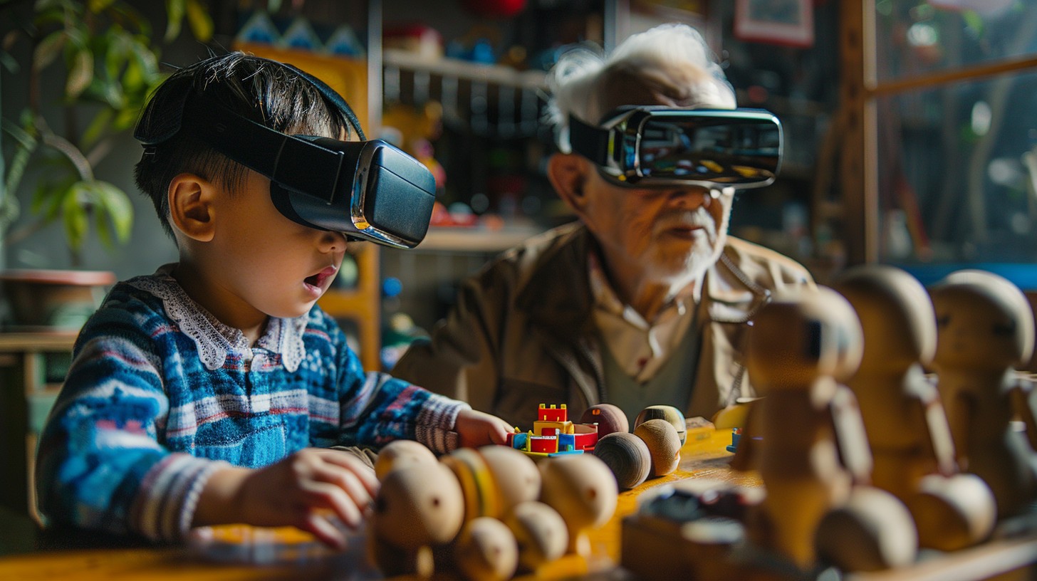 Free Generational Tech Play Photo - Virtual Reality, Intergenerational ...