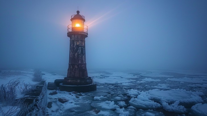 Cold Lighthouse Free Misty Lighthouse Glow Image - Lighthouse, Mist, Glow | Download at ...