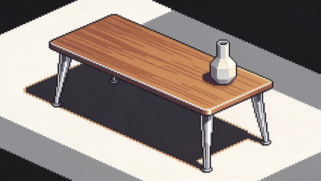 Free Modern Minimalist Furniture Image - Furniture, Table, Isometric ...