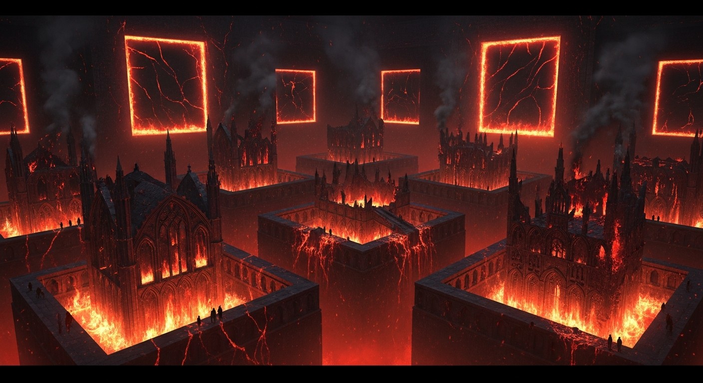 Free Geometric Hell Architecture Photo - Gothic, Inferno, Hellscape ...