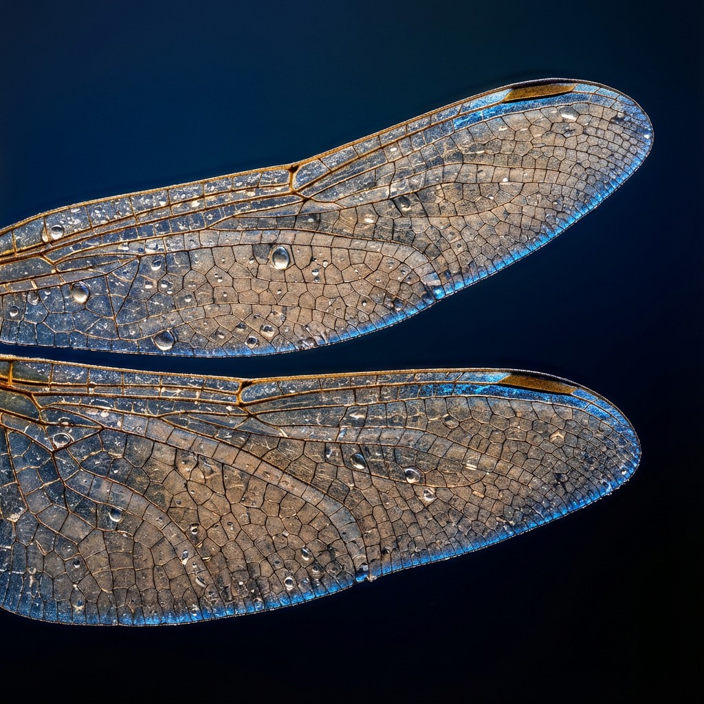 Free Iridescent Dragonfly Wing Image - Dragonfly, Wing, Translucent ...