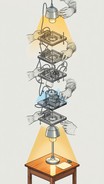 Free Lamp Assembly Process Photo - Isometric, Illustration, Lamp ...