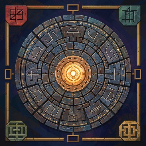 Runic Corner Design Free Mystical Runic Mandala Image | Download at StockCake