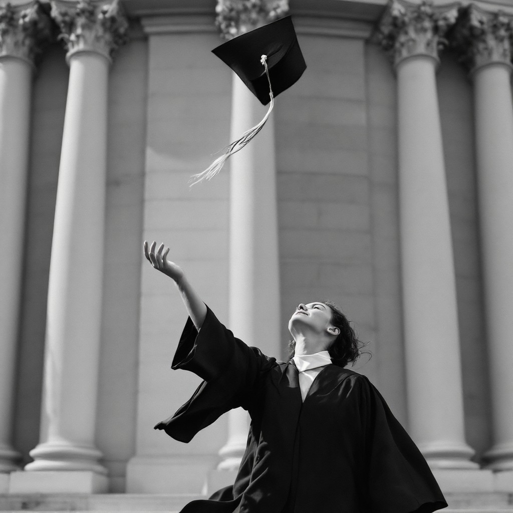 Triumphant Graduate Free Graduate's Triumphant Moment Image - Graduation, Celebration ...