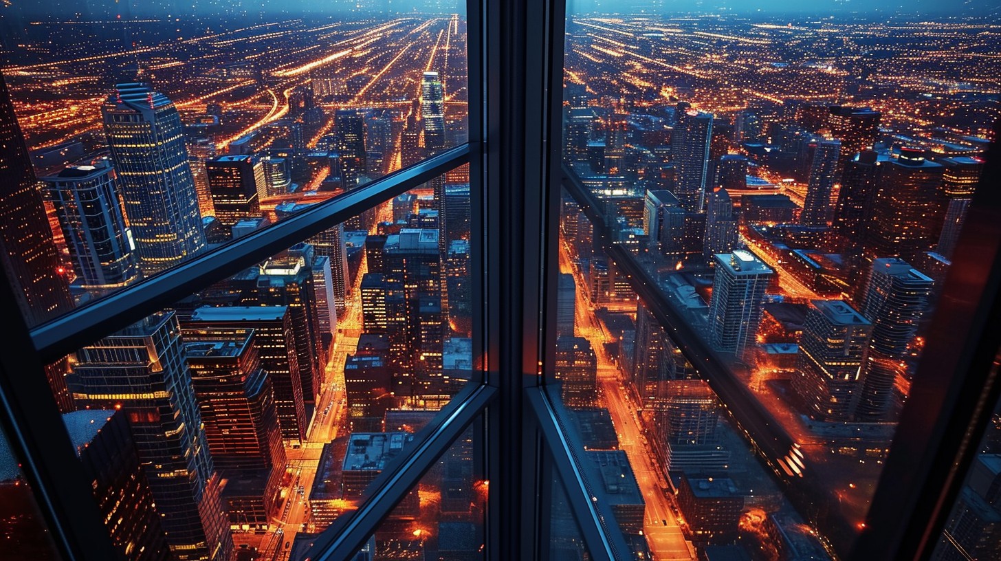 Free City Night View Image - City, Night, View | Download at StockCake