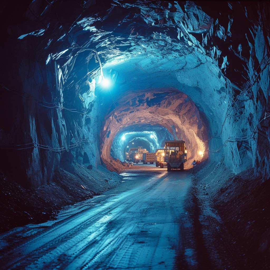 Free Illuminated Underground Passage Image - Tunnel, Truck, Underground ...