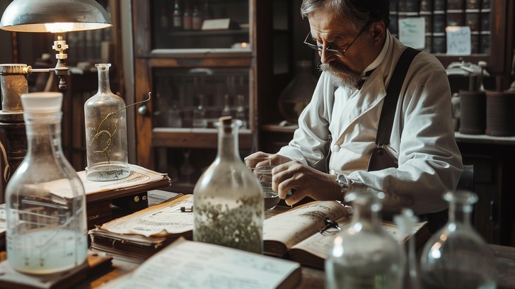 Free Ancient Apothecary Shelves Image | Download at StockCake