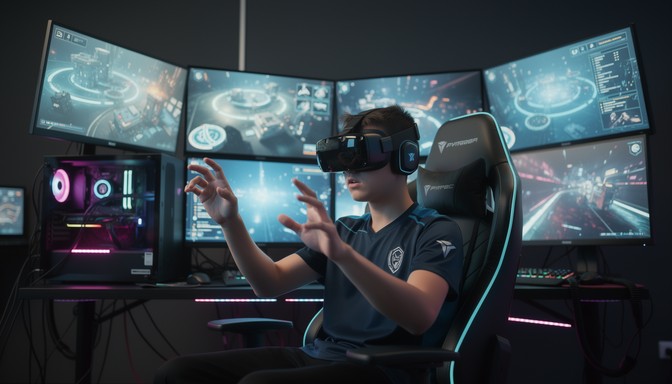 Gamer Virtual Reality Set Free Virtual Reality Gaming Image - Gamer, Virtual, Reality | Download ...