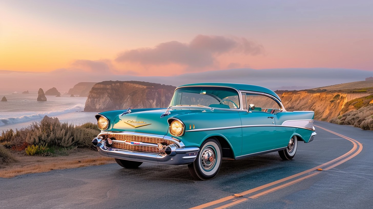 Free Classic Car Sunset Image - Vintage, Chevrolet, Sunset | Download ...