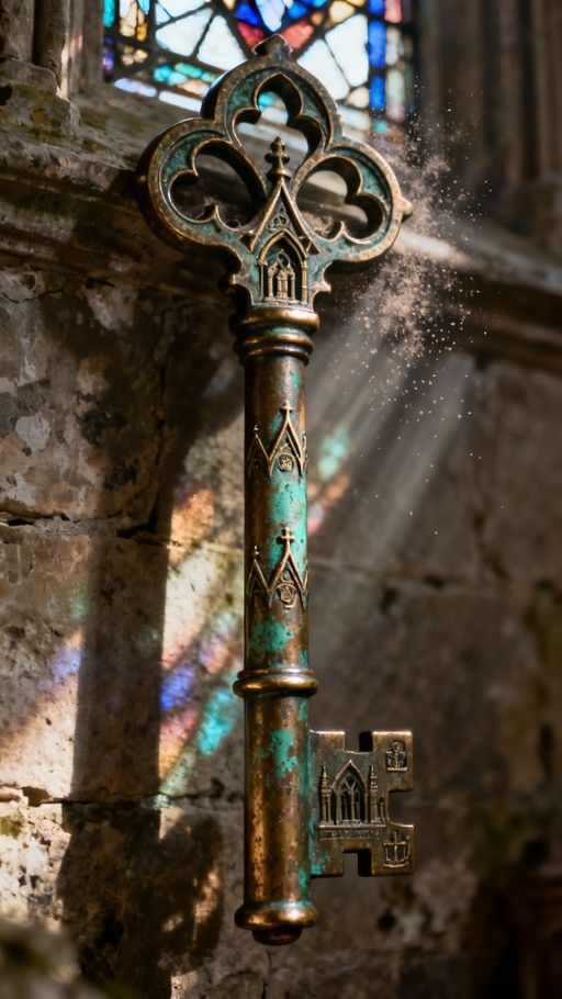 Tarnish Key Free Gothic Key Mystery Image - Key, Gothic, Bronze | Download at StockCake