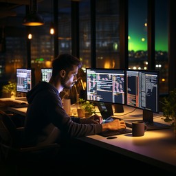 Free Focused Tech Work Image - Programmer, Coding, Technology ...