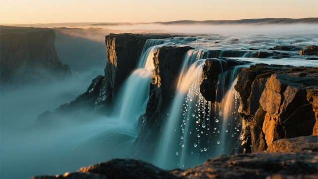 Free Majestic Cascading Waters Image - Waterfall, Cascade, Cliffs ...