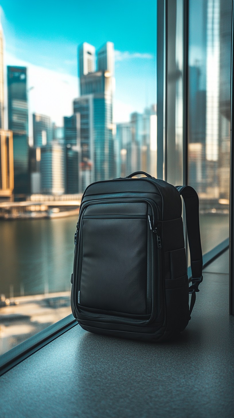 Free Backpack in city Image - Backpack, Window, City | Download at ...