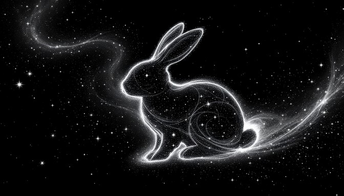Free Cosmic Rabbit Constellation Image - Rabbit, Cosmic, Stars ...